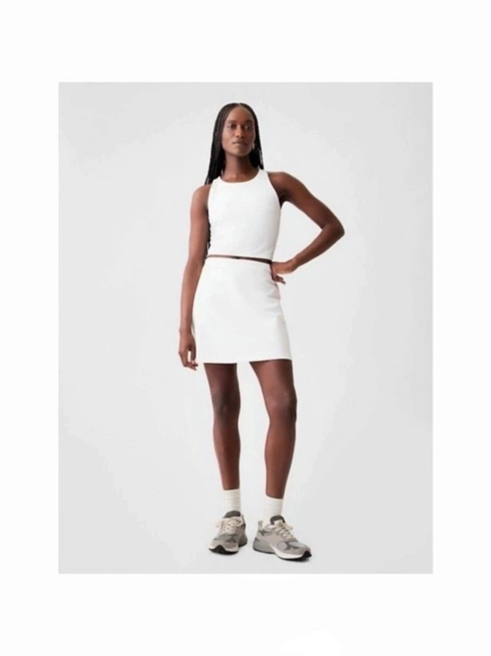 Gap Fit Power Exercise Skort in White Size XL NWT